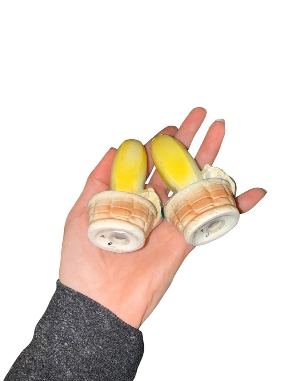 Vintage anthropomorphic banana salt and pepper shakers - Picture 2 of 2